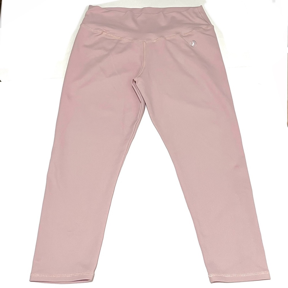ABS2B Scrunch Booty Crop Leggings - large muted pink